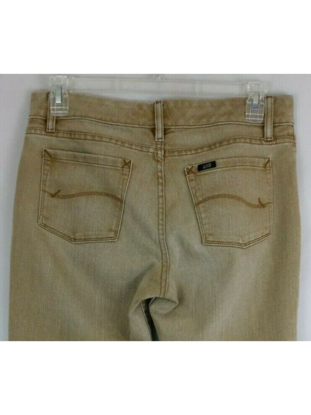 Lee Gold Label Skinny Tan Whiskered Jeans Size 12 Medium